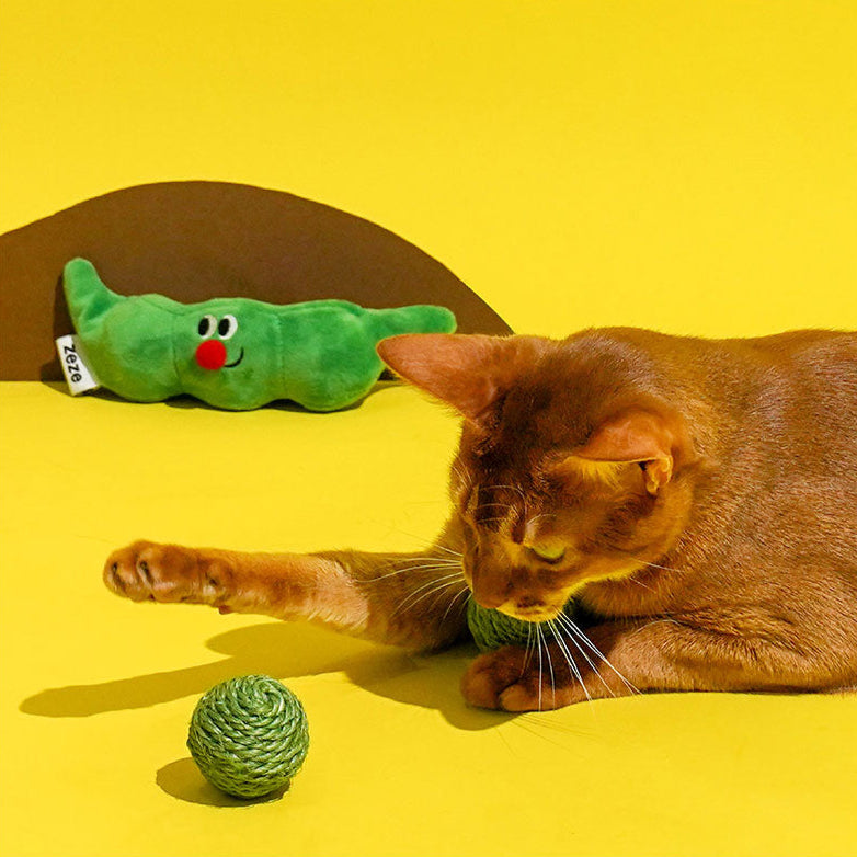 Brinquedo para gatos - Saco de Nozez Ervilha- zeze