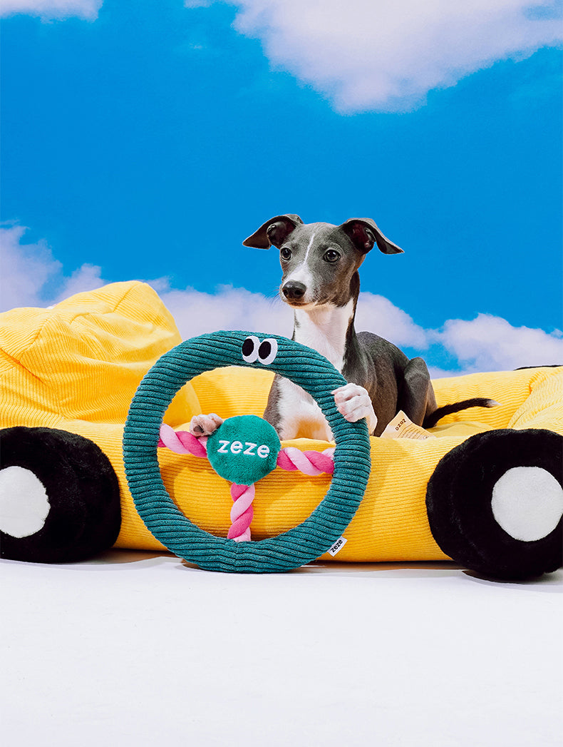 Brinquedo para cachorros zeze - Mordedor com Corda Volante - Verde