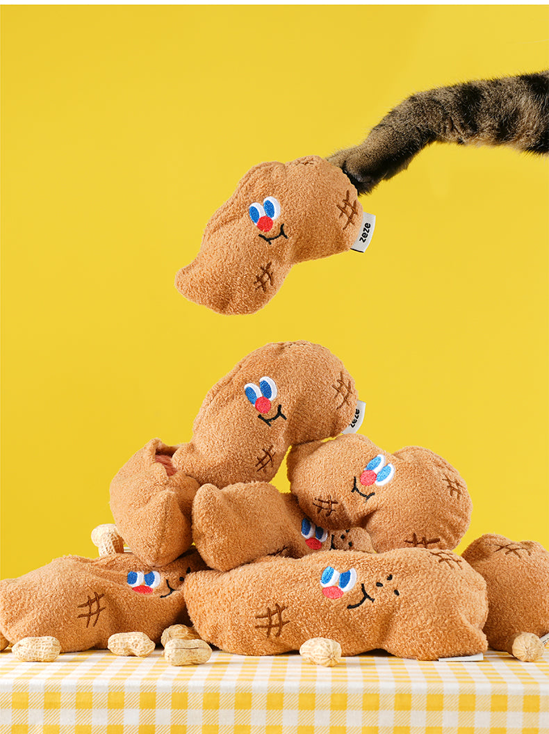 Brinquedo para gatos - Saco de Nozez Amendoim- zeze