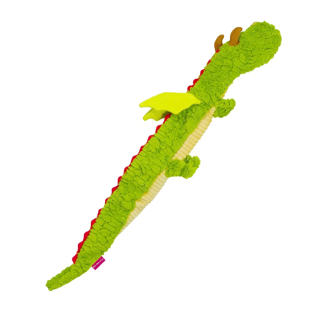 Brinquedo para Cães Pelúcia Dragão Gigante Verde Grande 170cm - Qmonster