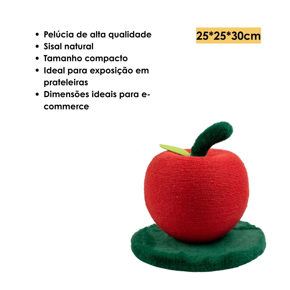 Arranador Mini Com Pelúcia Maçã - FOFOS