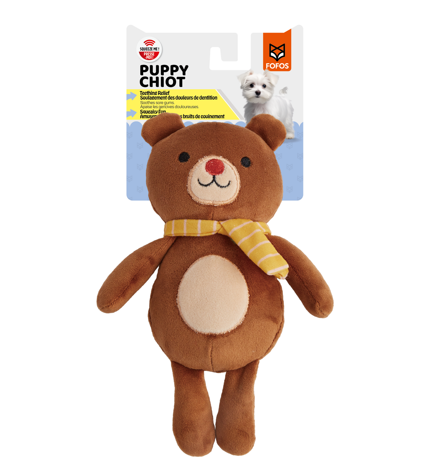 FOFOS Brinquedos para Cães - Festa em Casa - Ursinho