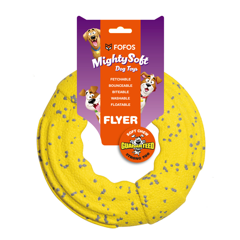 FOFOS Brinquedos para Cães - ETPU Pipoca Super Leve - Flyer/Voador