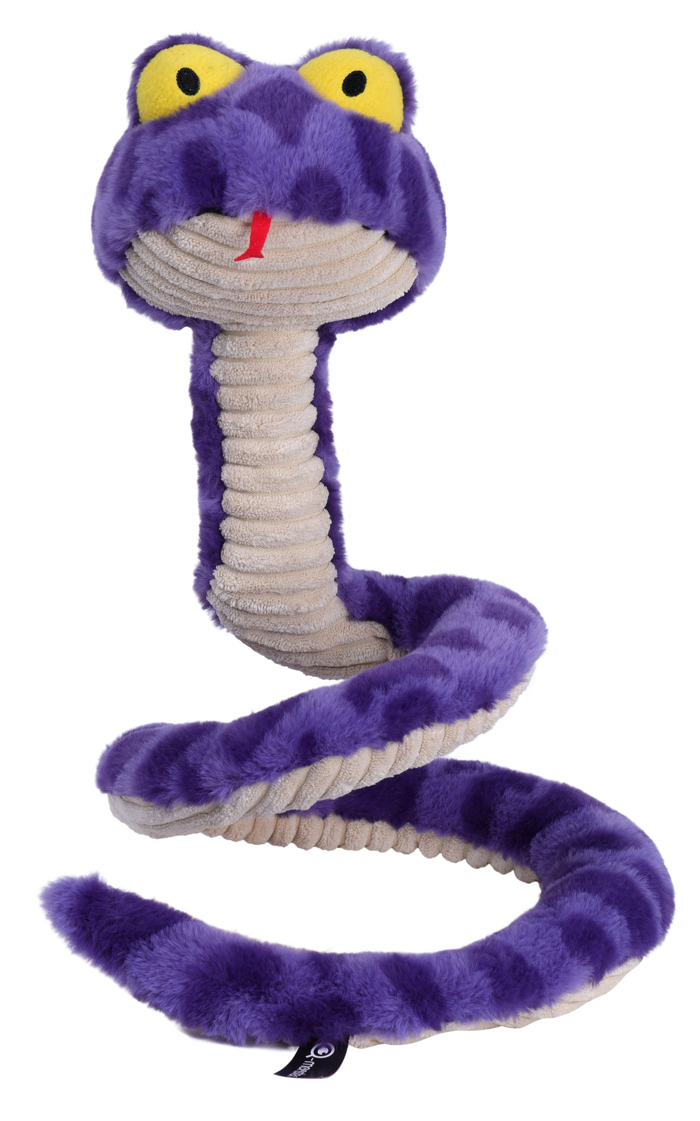 Qmonster Brinquedo para cachorros - Interativo Cobra de Mola 100cm - Roxa