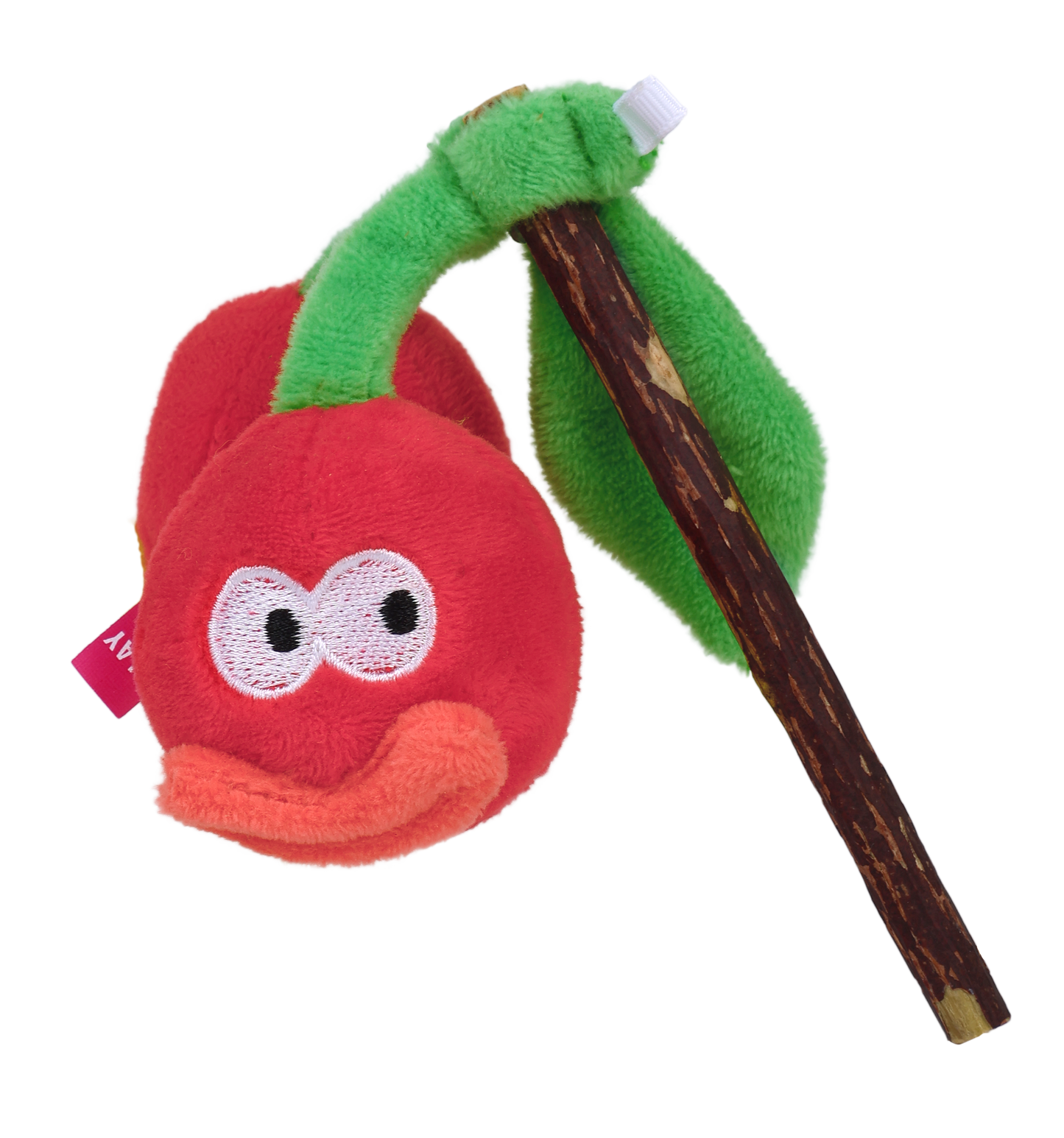 Qmonster Brinquedo para gatos - Pirulito de Matatbi com Catnip - Cereja