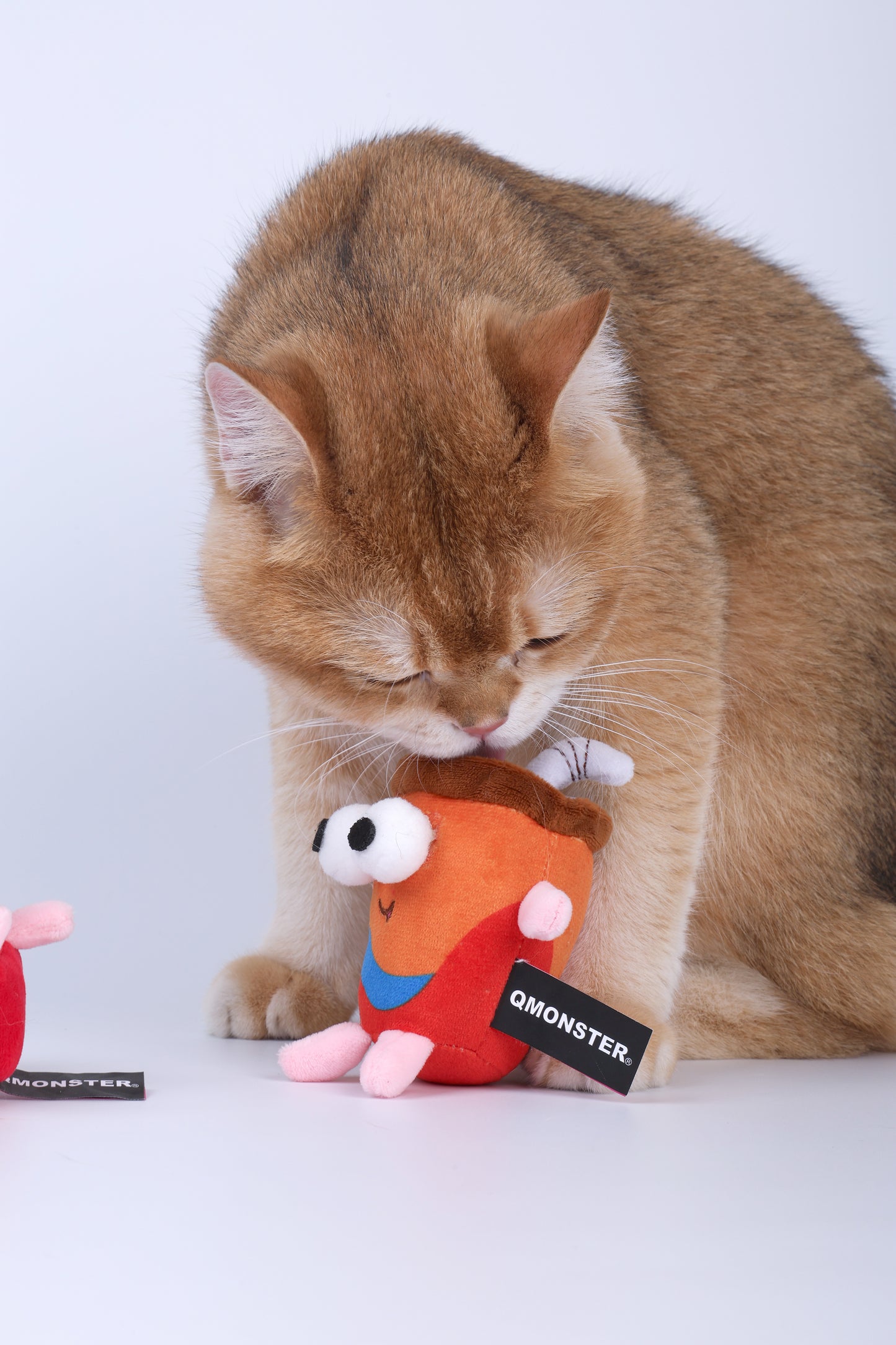 Qmonster Brinquedo para gatos - Fast Food com Catnip 'foodie'- Batata Frita