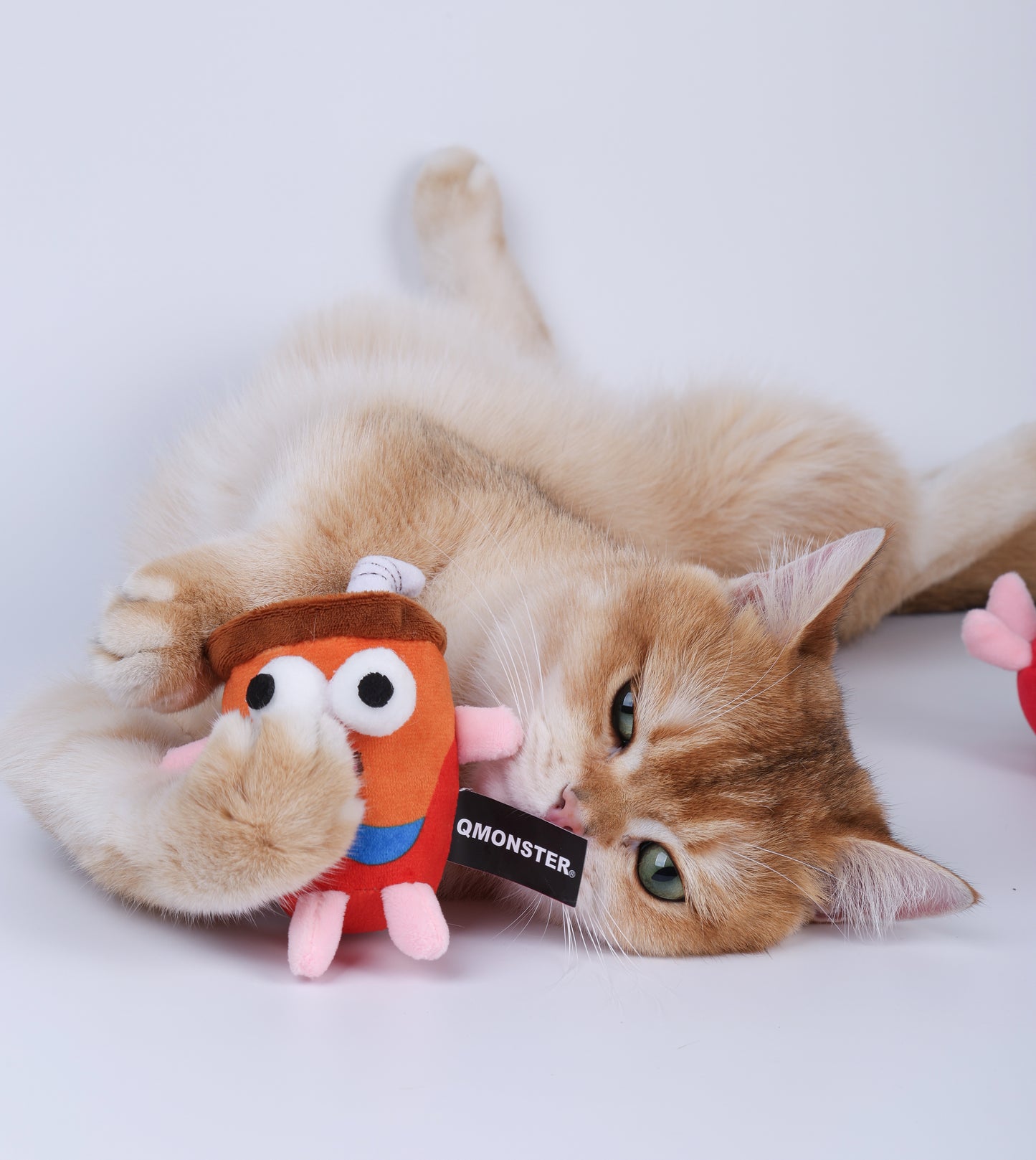 Qmonster Brinquedo para gatos - Fast Food com Catnip 'foodie'