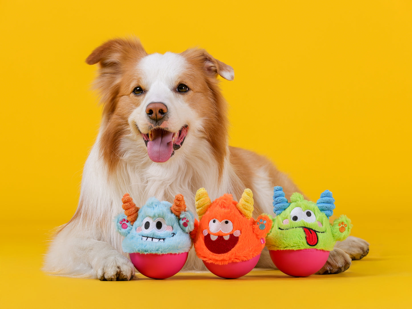 Qmonster Brinquedo para cachorro - 2em1 João Bobo - Verde