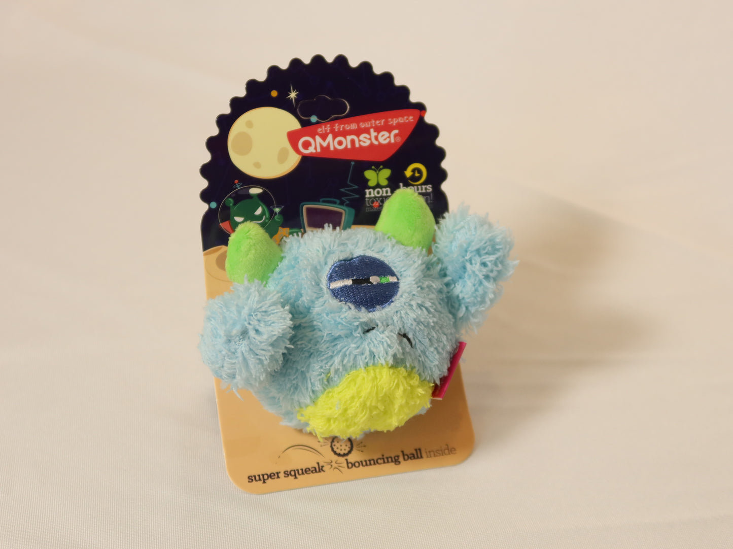 Qmonster Brinquedo para cachorro - 2in1 Monstro One-Eye Cyclop Pelúcia com Som