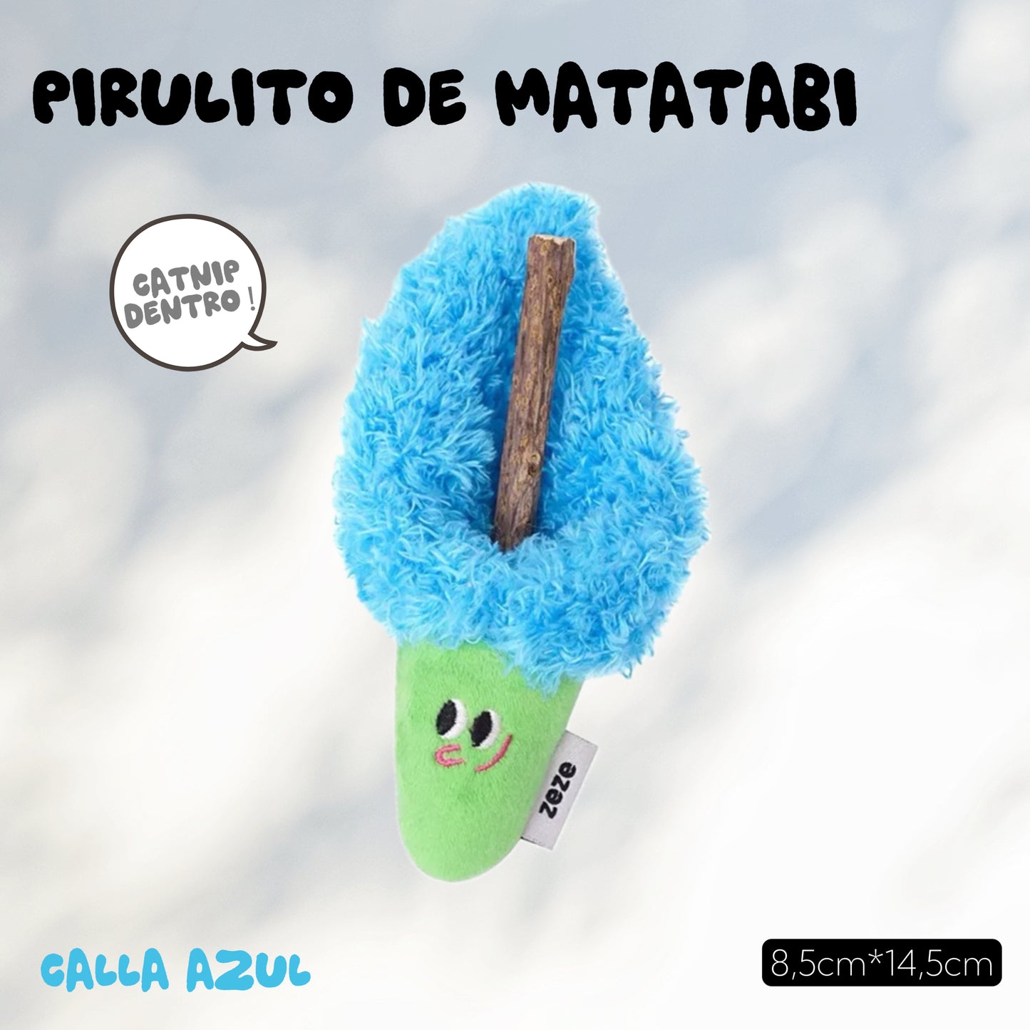 zeze Brinquedo para gatos - Pirulito de Matatbi com Catnip Vol.3