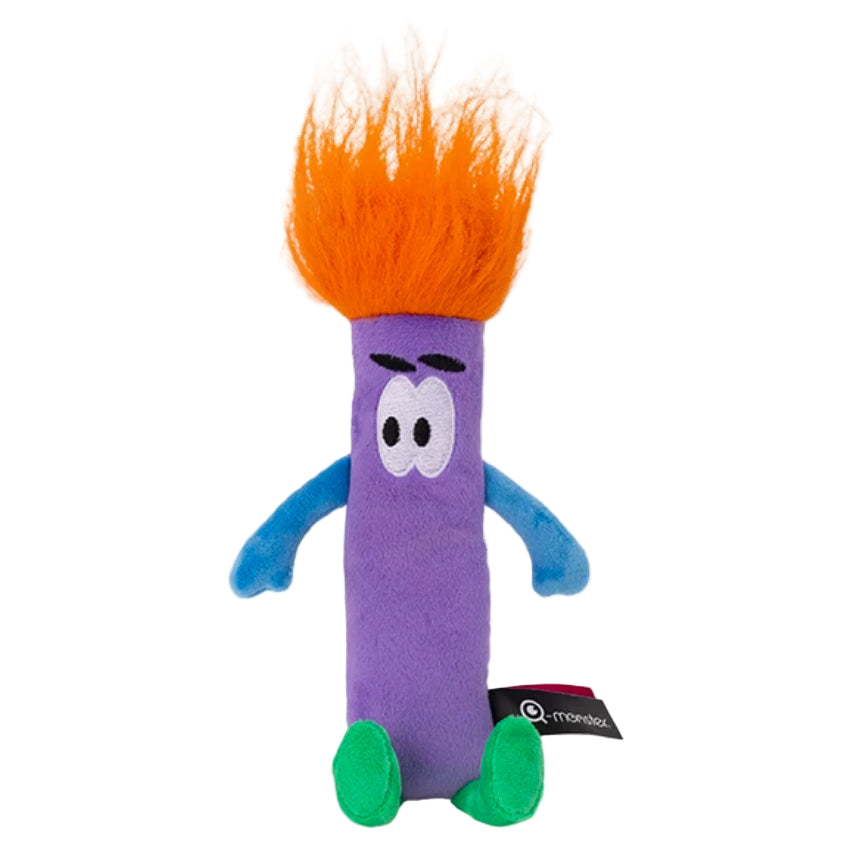 Qmonster Brinquedo para gatos - Stickman Pelúcia Com Catnip - Roxo