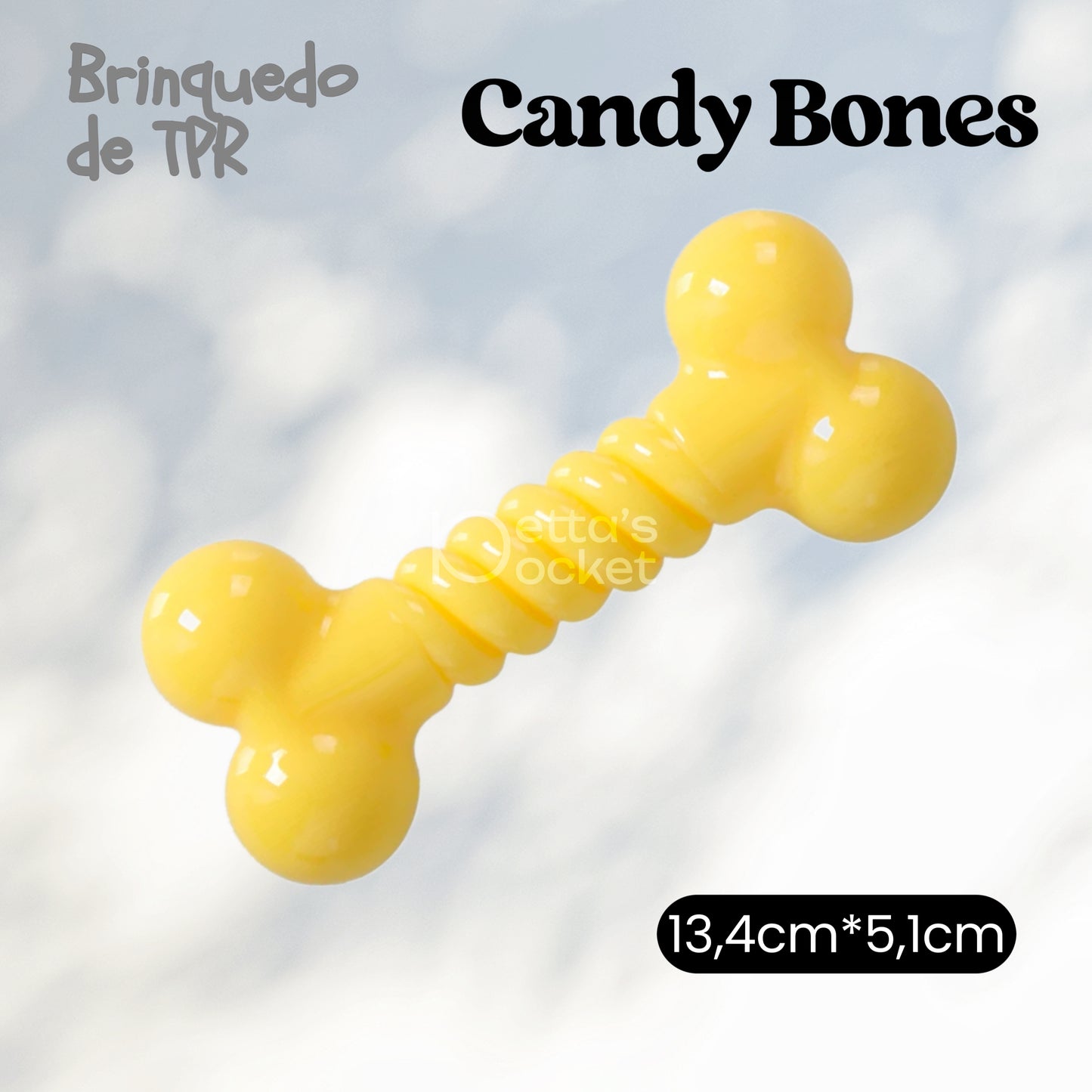 Qmonster Brinquedo Para Cachorro - Candy Bones brinquedo de TPR