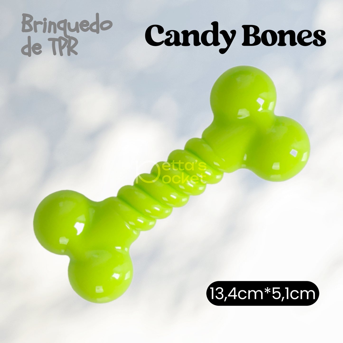 Qmonster Brinquedo Para Cachorro - Candy Bones brinquedo de TPR