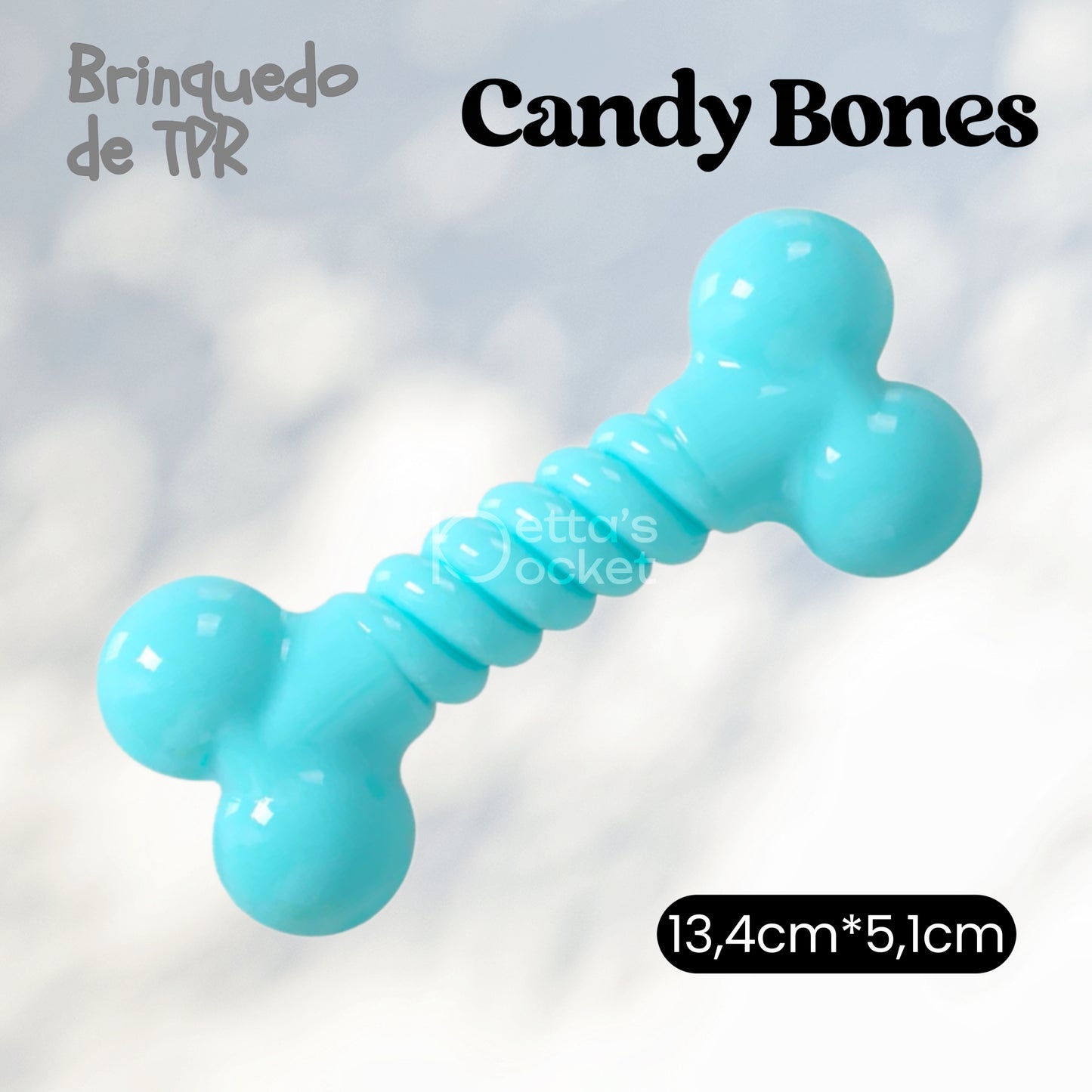 Qmonster Brinquedo Para Cachorro - Candy Bones brinquedo de TPR