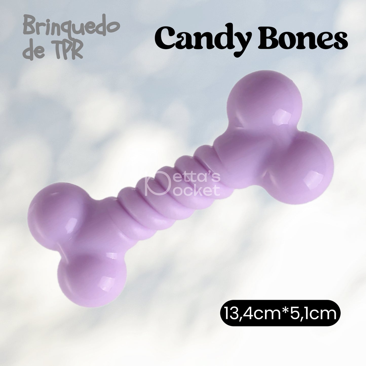 Qmonster Brinquedo Para Cachorro - Candy Bones brinquedo de TPR
