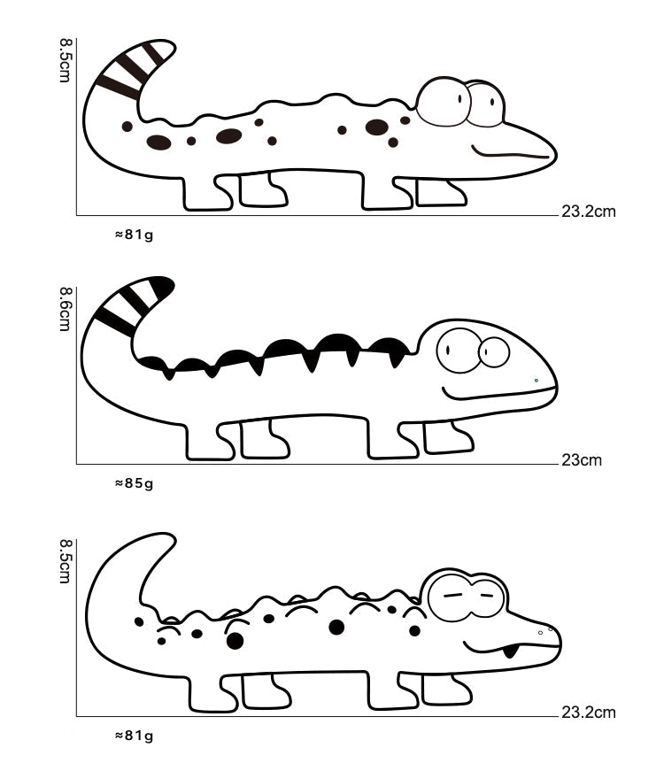 Qmonster Brinquedo para cachorro - Latex Disco Gecko - Green