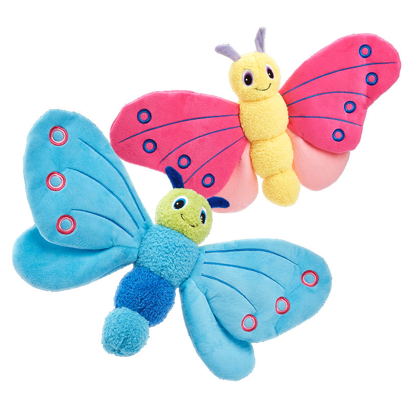 FOFOS Brinquedos para Cães - Floresta em Sonho Borboleta Jumbo - Rosa