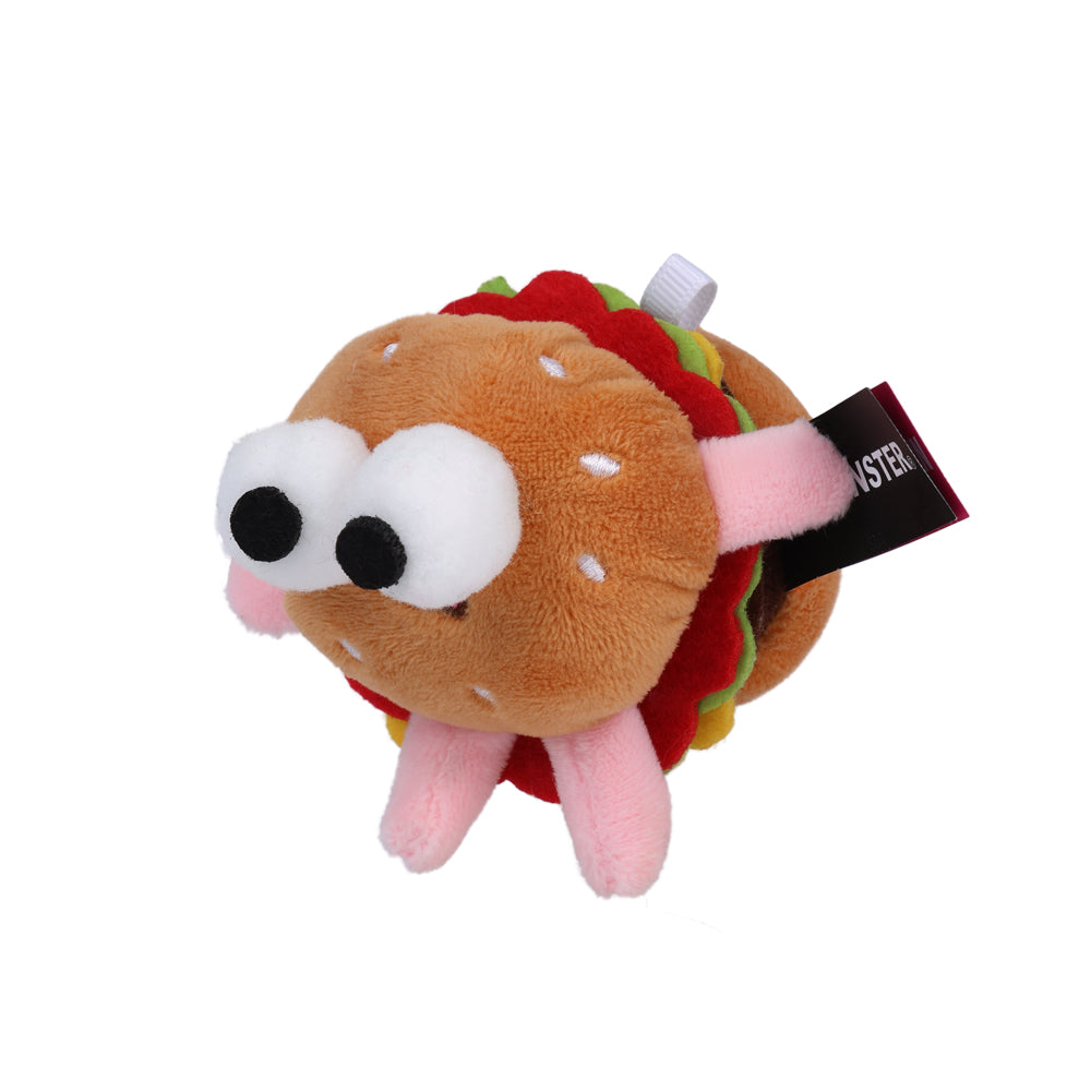 Qmonster Brinquedo para gatos - Fast Food com Catnip 'foodie'- Burguer