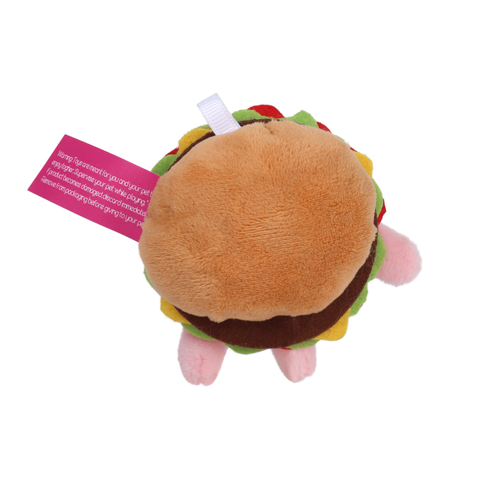 Qmonster Brinquedo para gatos - Fast Food com Catnip 'foodie'- Burguer