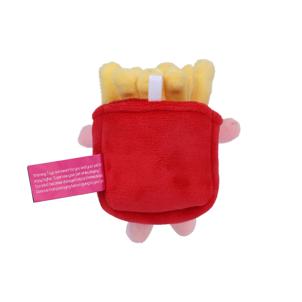 Qmonster Brinquedo para gatos - Fast Food com Catnip 'foodie'- Batata Frita