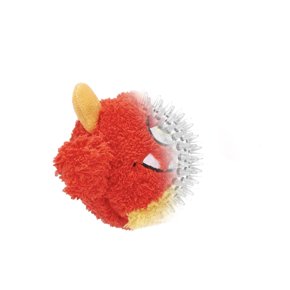 Qmonster Brinquedo para cachorro - 2in1 Monstro Cyclope - Vermelha Pequeno