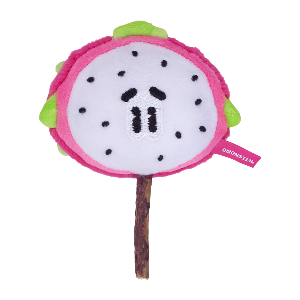Qmonster Brinquedo para gatos - Pirulito de Matatbi com Catnip - Pitaya