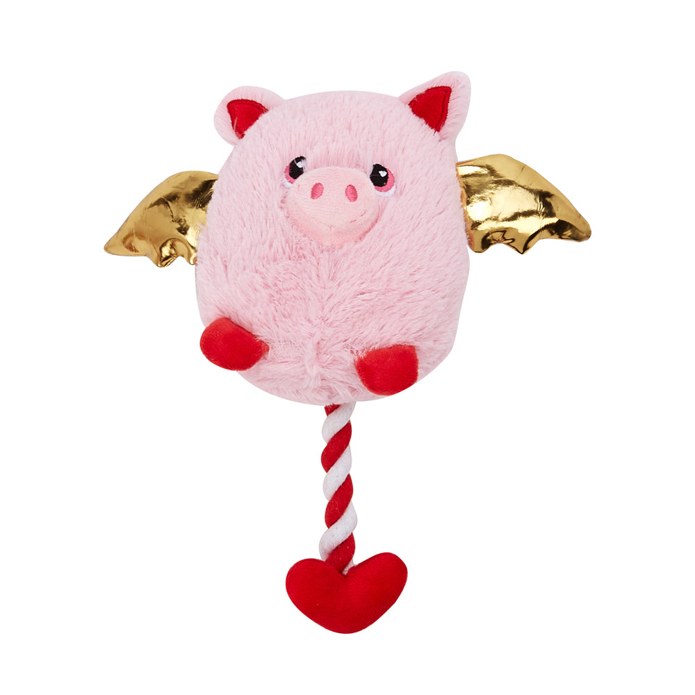 FOFOS Brinquedos para Cães - Amor por Você - Porco Cupido