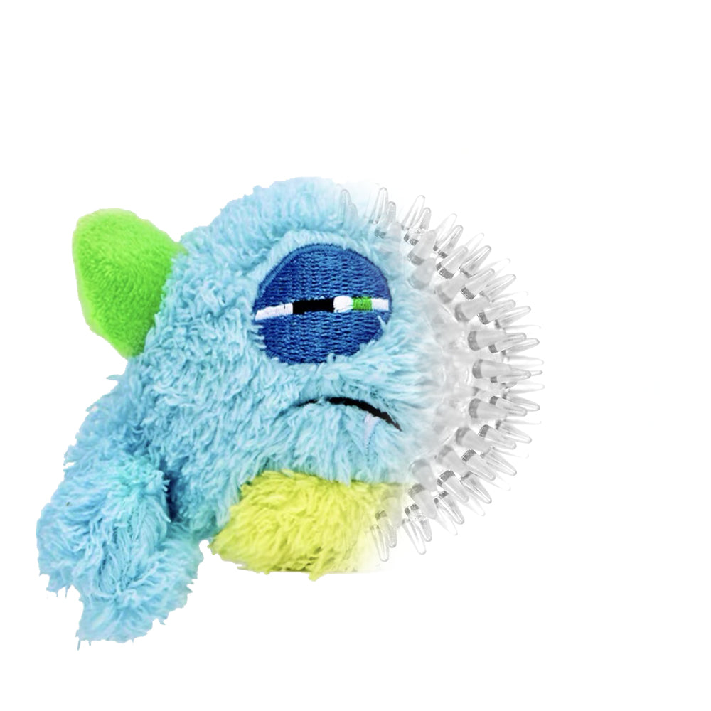 Qmonster Brinquedo para cachorro - 2in1 Monstro Ciclope - Azul Grande