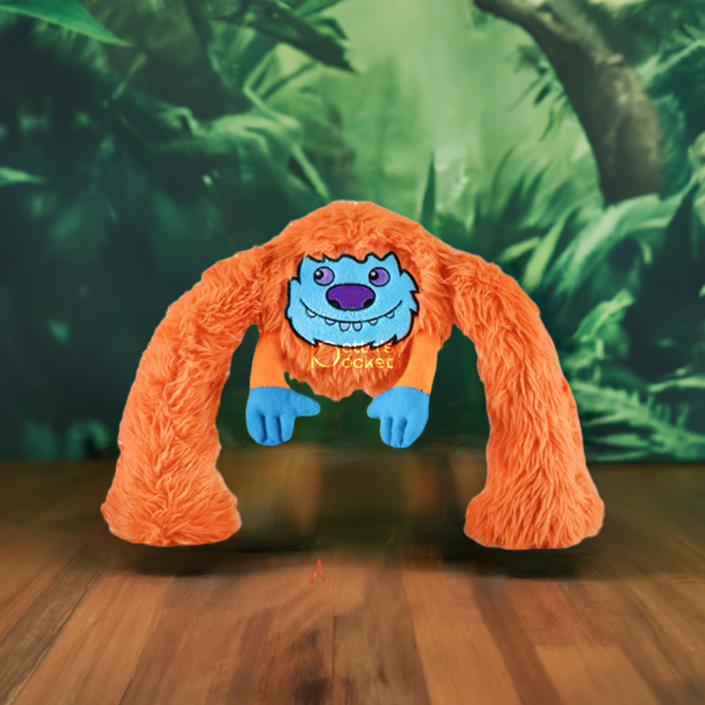 Qmonster Brinquedo para cachorro - 2in1 King Kong Pelúcia com Som