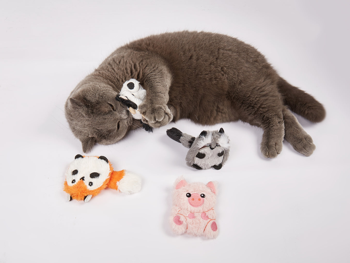 FOFOS Brinquedos para Gatos - Fazenda Catnip - Porco