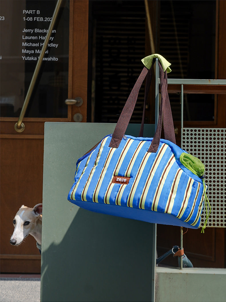 Bolsa de Transporte para pets zeze - Listras Retrô