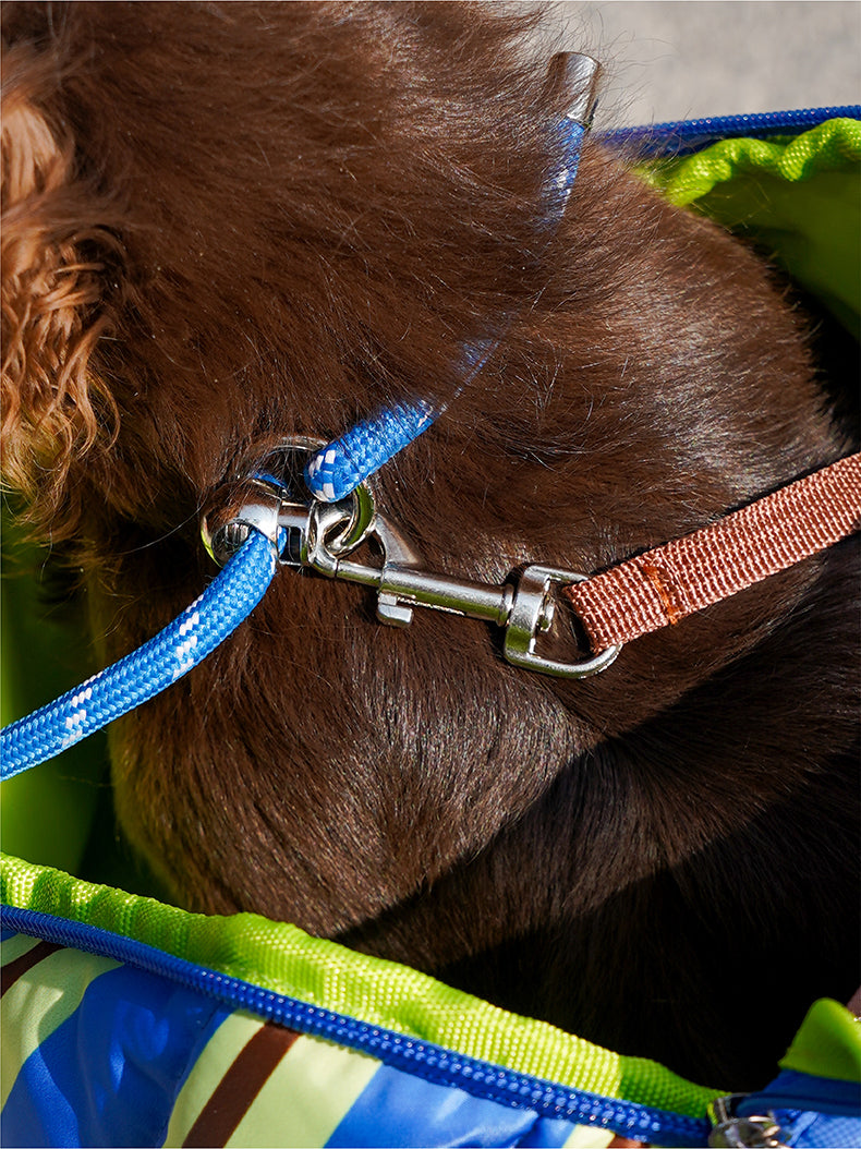 Bolsa de Transporte para pets zeze - Listras Bege Clarinho