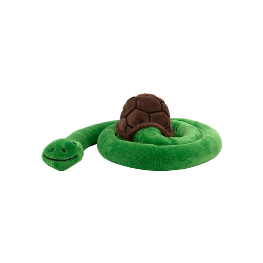Brinquedo Interativo com Corda Animais Esticadinhos Tartaruga - Qmonster