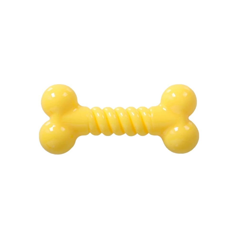 Brinquedo Mordedor Candy Bones Amarelo - Qmonster