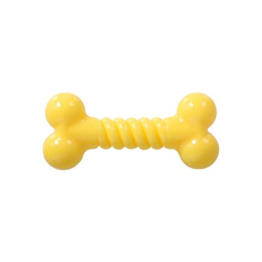 Brinquedo Mordedor Candy Bones Amarelo - Qmonster