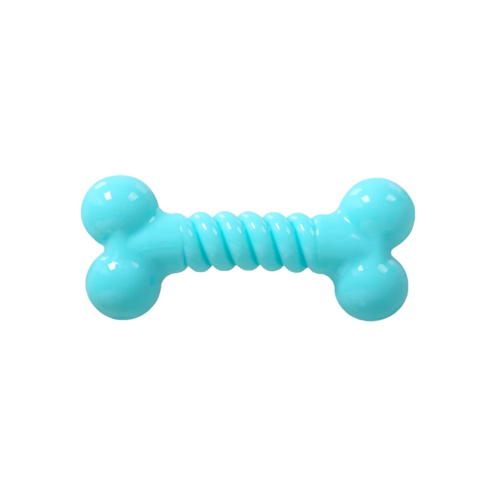 Brinquedo Mordedor Candy Bones Azul - Qmonster