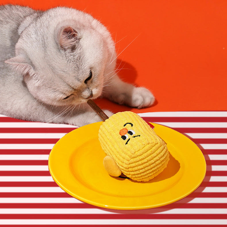 zeze Brinquedo para gatos - Pirulito de Matatbi com Catnip - Milho