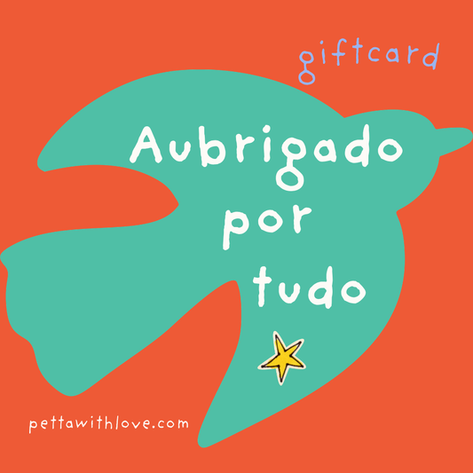 Gift Card Aubrigado por tudo!