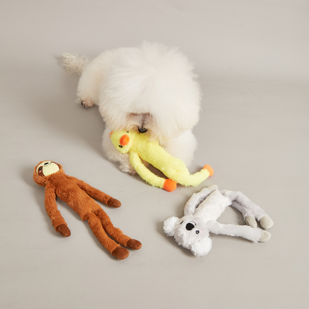 Brinquedo Pelúcia Bons Amigos Pato&Coala 2pcs - FOFOS