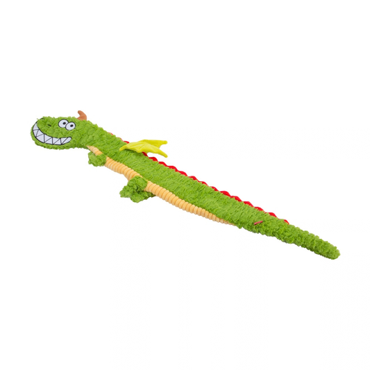 Brinquedo para Cães Pelúcia Dragão Gigante Verde Grande 170cm - Qmonster