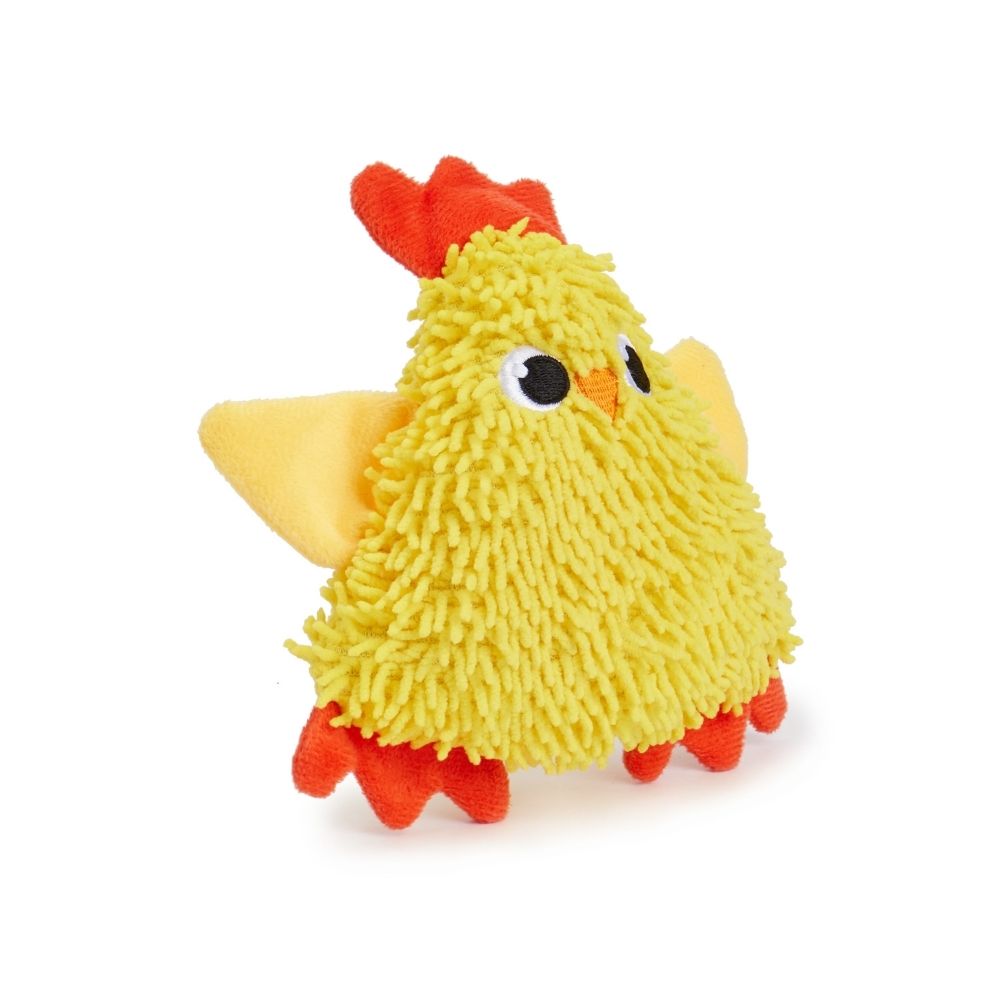 Brinquedos Pelúcia Chenille Tough para Puppies Galinha - FOFOS