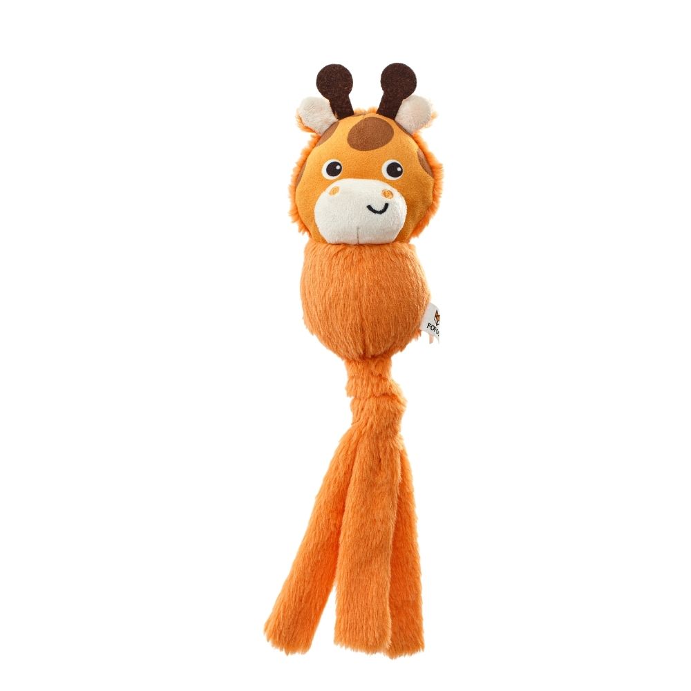 Brinquedo Pelúcia Animais de Corda Girafa - FOFOS