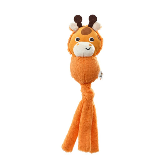 Brinquedo Pelúcia Animais de Corda Girafa - FOFOS
