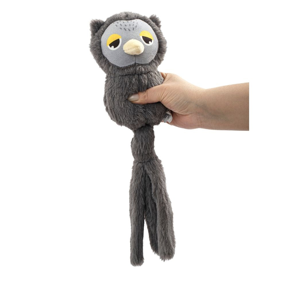 Brinquedo Pelúcia Animais de Corda Coruja - FOFOS