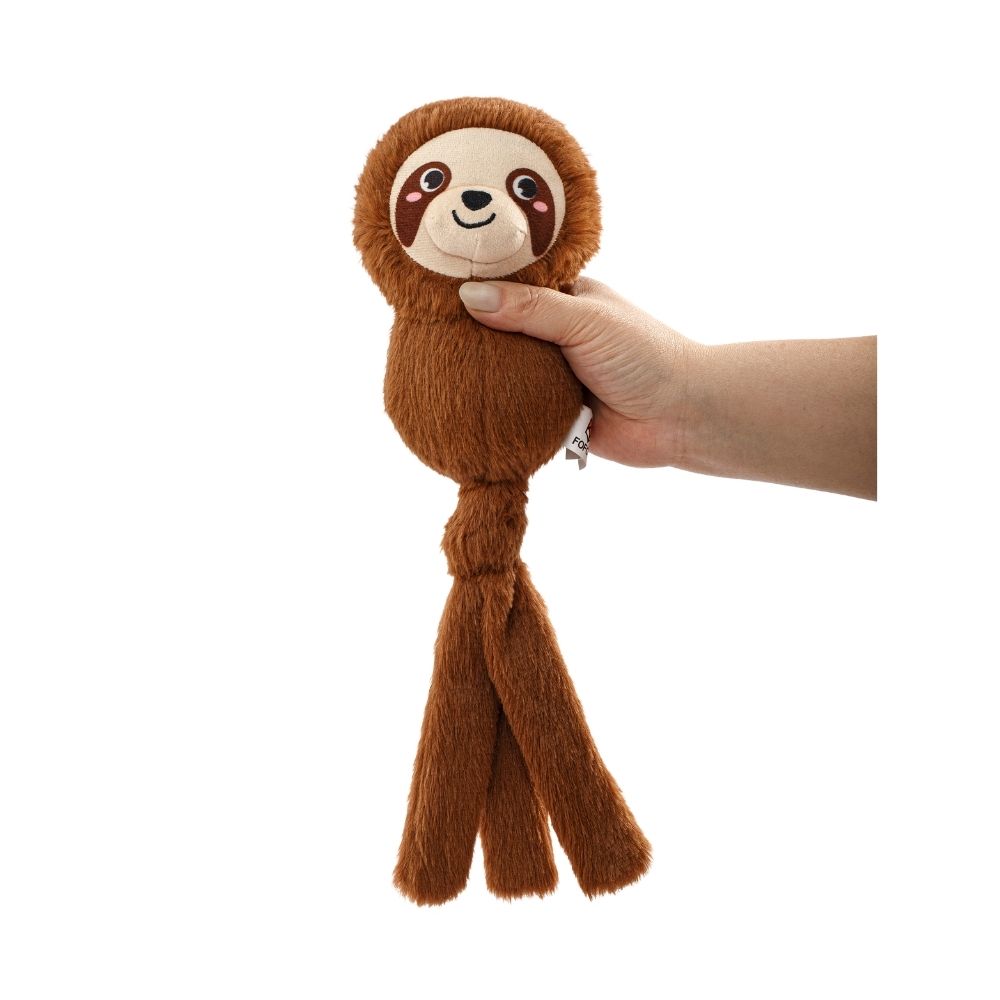 Brinquedo Pelúcia Animais de Corda Preguiça - FOFOS