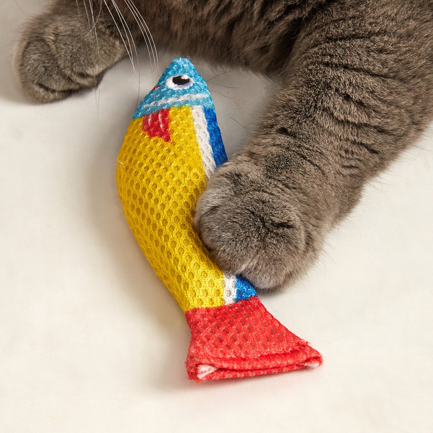 FOFOS Brinquedos para Gatos - Sardinhas c Catnip 3em1