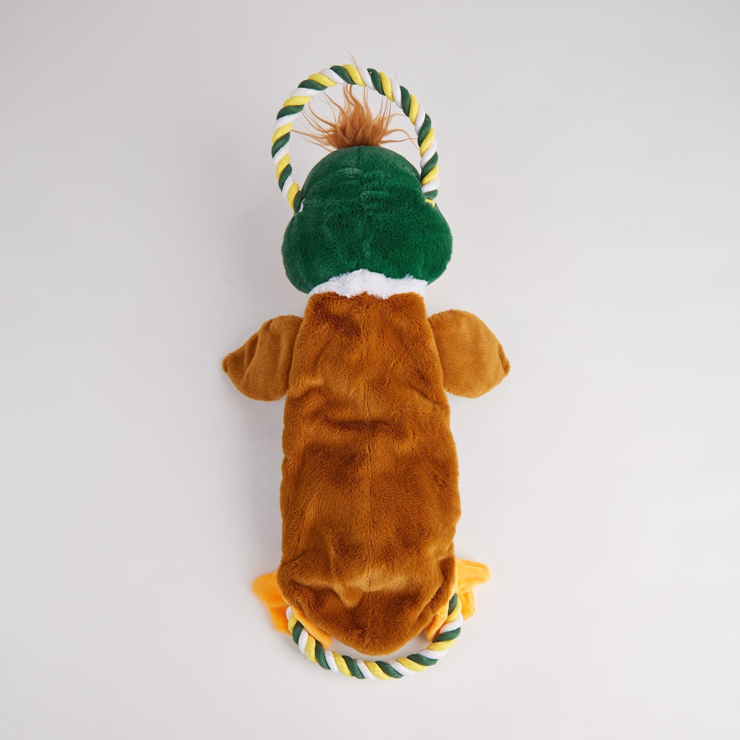 FOFOS Brinquedos para Cães - Rope Buddy Pelúcia c Corda - Pato