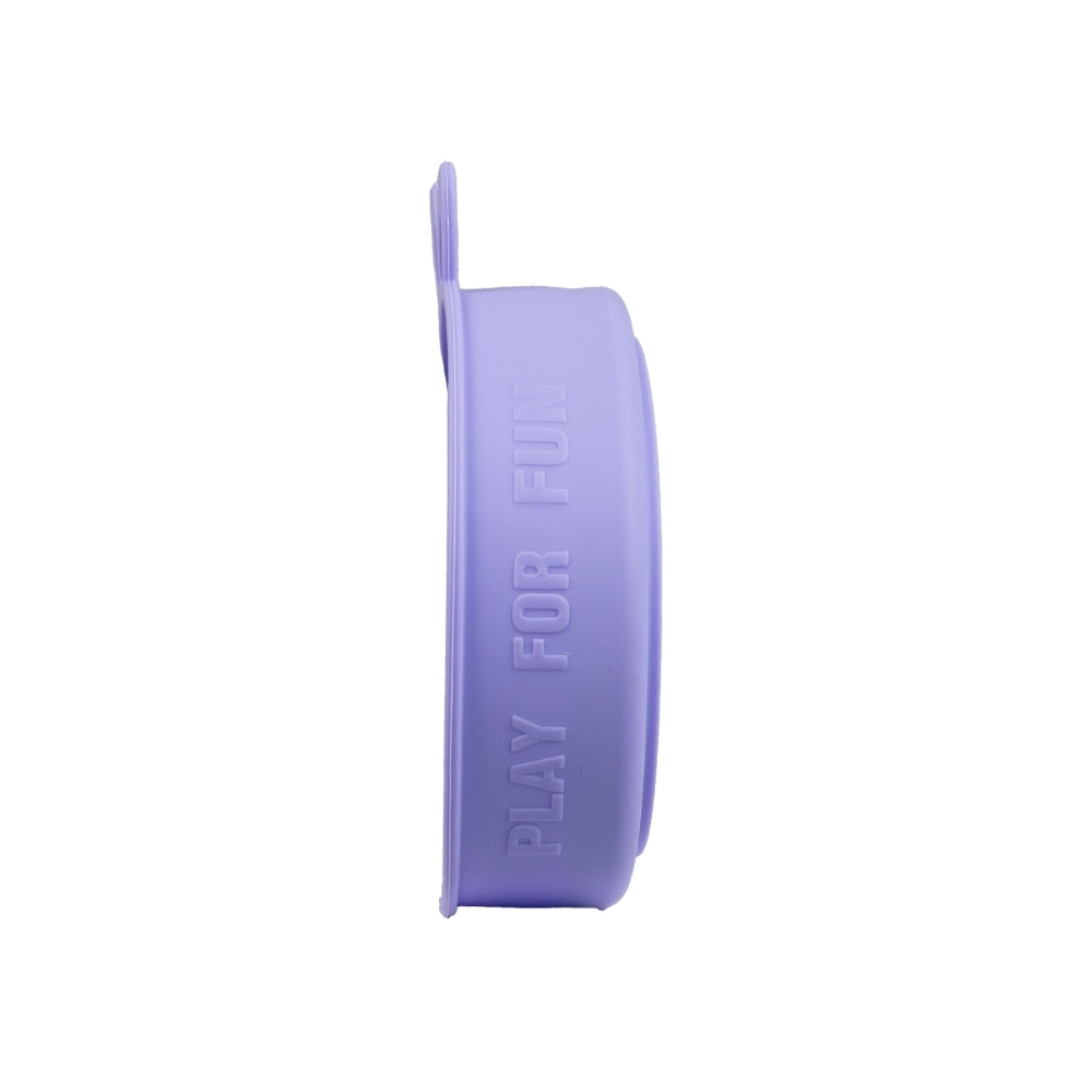 Comedouro Lento de Silicone para Pets Coelho Roxo - QMonster