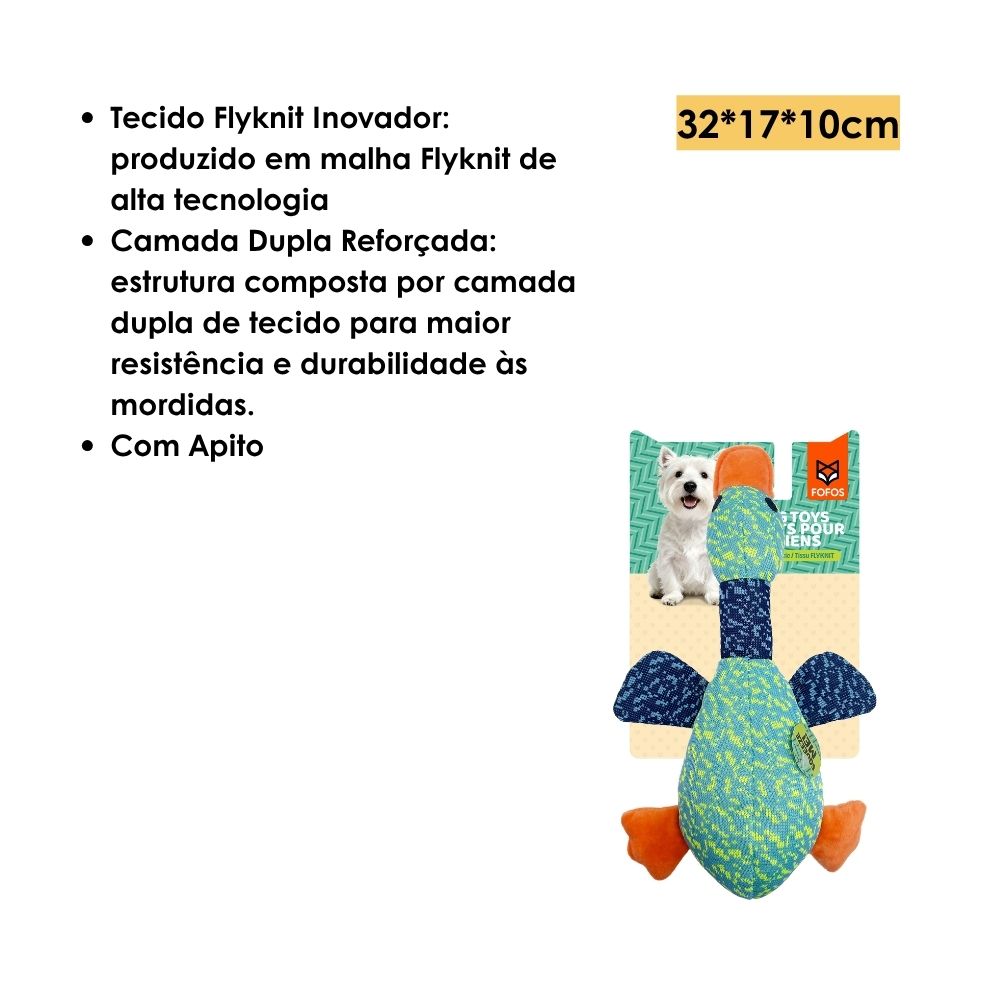 Brinquedo Pelúcia Flynit Pato - FOFOS