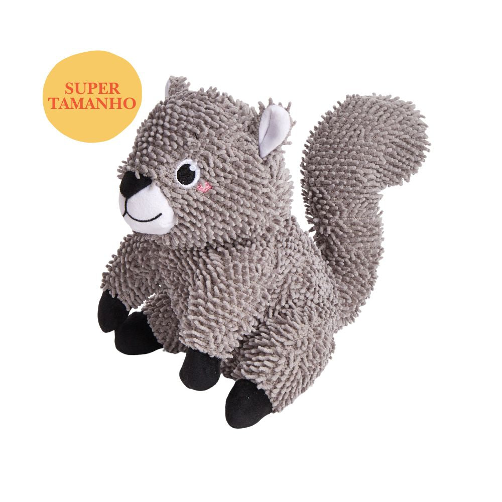Brinquedos Pelúcia Chenille Tough Animais Esquilo Super - FOFOS